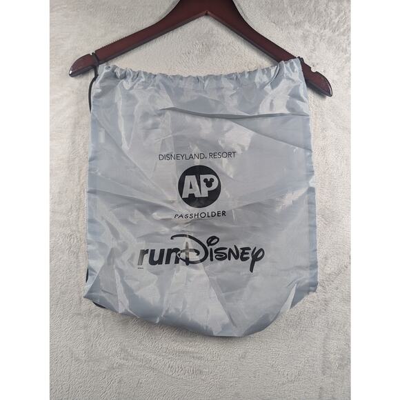 Disneyland Resort AP Annual Passholder Run Disney Gray String Bag - Picture 1 of 4